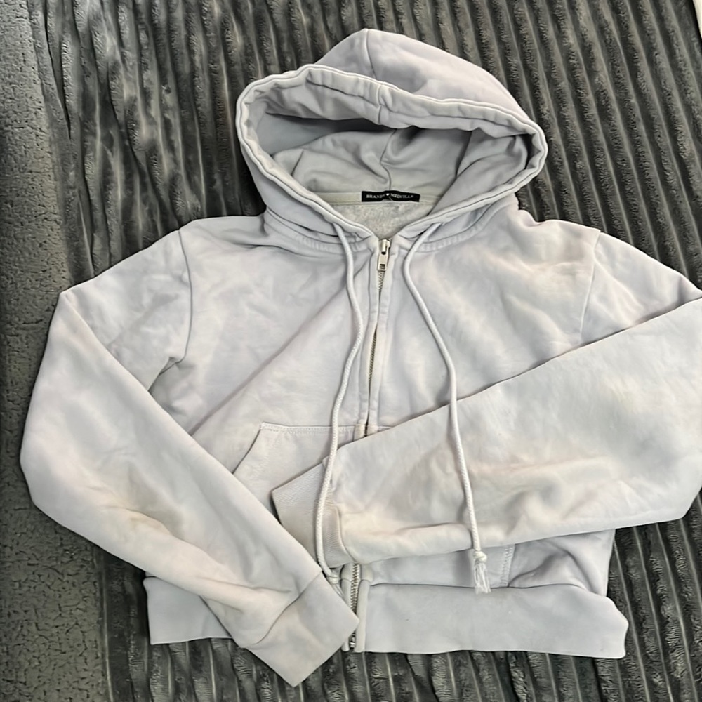 Brandy Melville Cropped Zip up